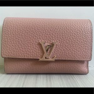 Louis Vuitton Taurillon Capucines Compact Wallet